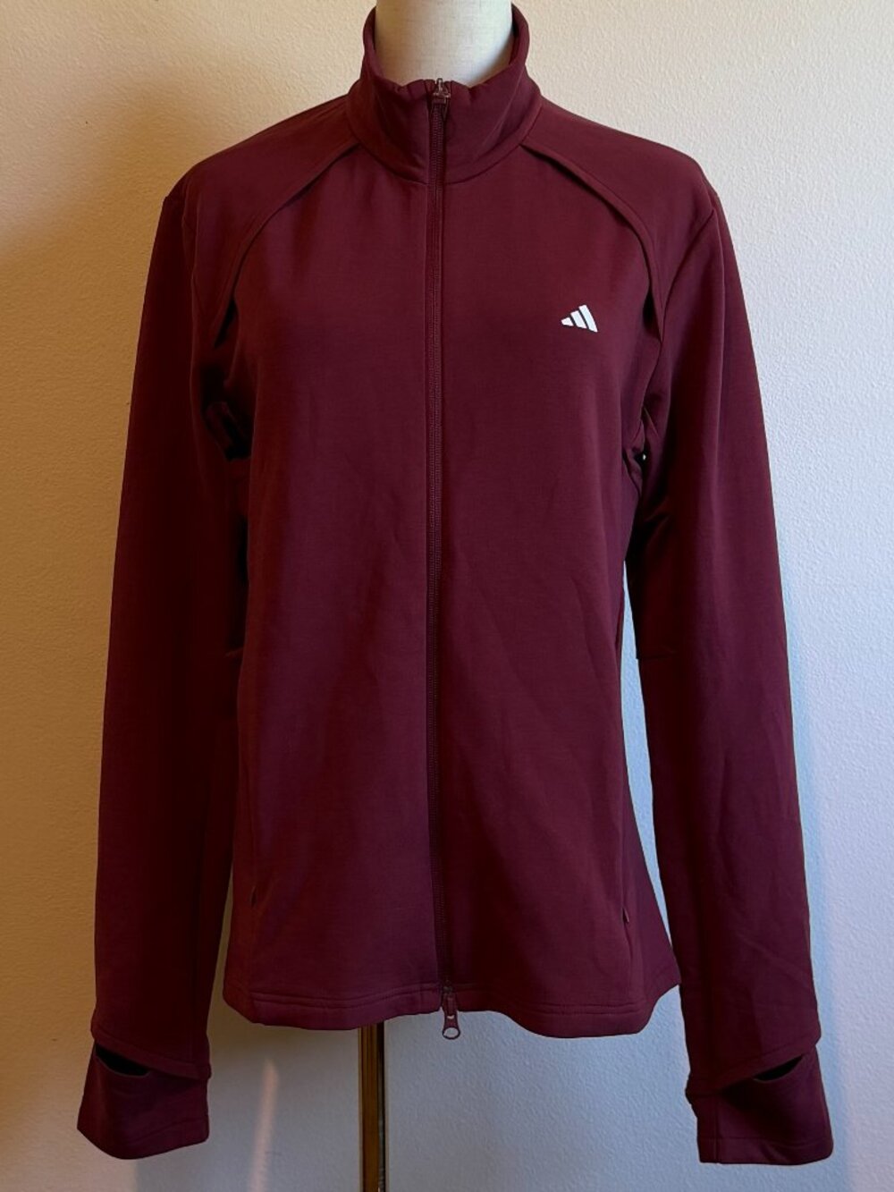 Adidas Recycled Performance Training Jacket NWT Red Large - Picture 2 of 12